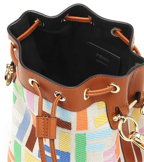 fendi bucket bag multicolor